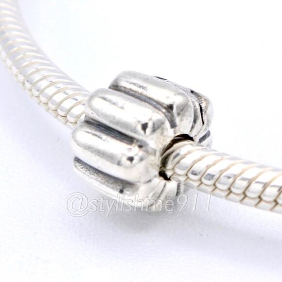 Authentic PANDORA ABSTRACT SILVER CLIP - 790163 - Picture 1 of 11